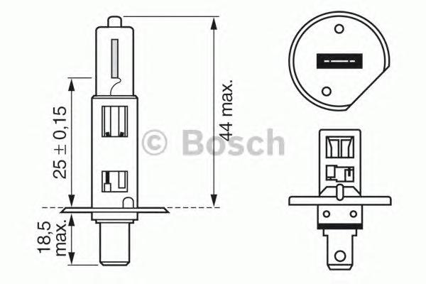 Лампа накаливания, противотуманная фара BOSCH