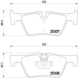 Комплект тормозных колодок, дисковый тормоз HELLA PAGID 8DB355019971