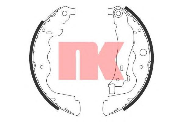 Комплект тормозных колодок NK
