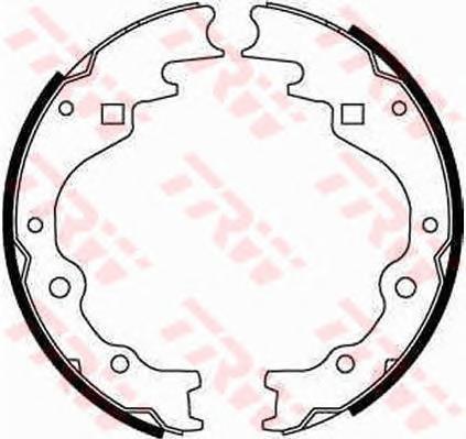 Комплект тормозных колодок TRW