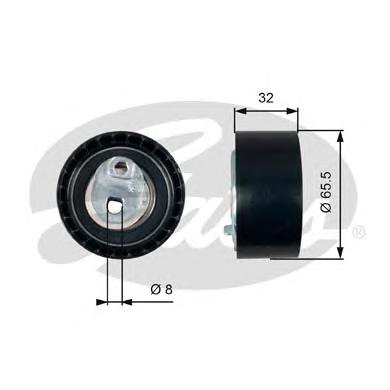 Натяжной ролик, ремень ГРМ GATES