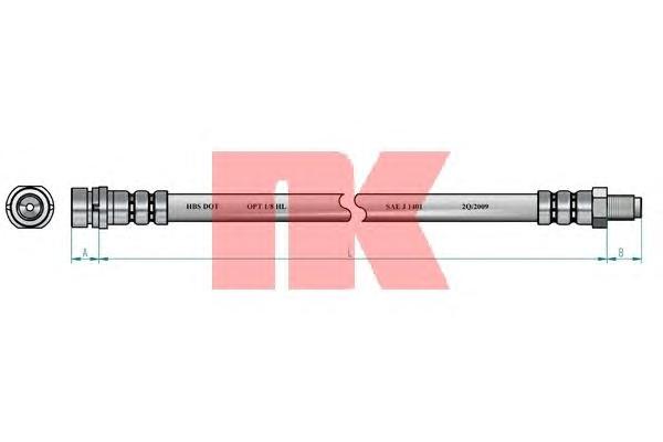 Тормозной шланг NK