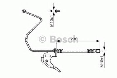Тормозной шланг BOSCH 1987481162
