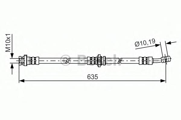 Тормозной шланг BOSCH