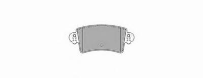 Комплект тормозных колодок, дисковый тормоз SIMER 850