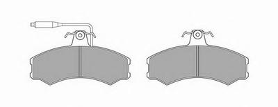 Комплект тормозных колодок, дисковый тормоз SIMER 219