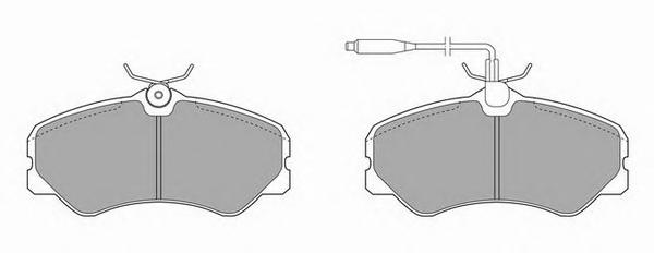 Комплект тормозных колодок, дисковый тормоз SIMER