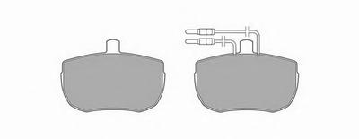 Комплект тормозных колодок, дисковый тормоз SIMER 220