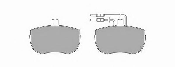 Комплект тормозных колодок, дисковый тормоз SIMER