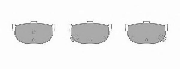 Комплект тормозных колодок, дисковый тормоз SIMER