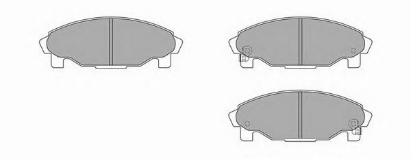 Комплект тормозных колодок, дисковый тормоз SIMER
