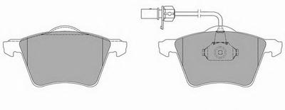 Комплект тормозных колодок, дисковый тормоз SIMER 766