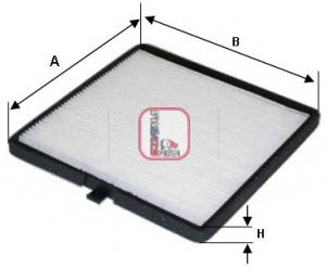 Фильтр, воздух во внутренном пространстве SOFIMA S3141C