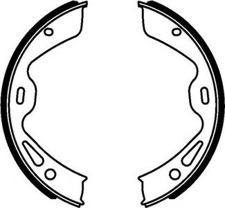 Комплект тормозных колодок, стояночная тормозная система TEXTAR 91076700