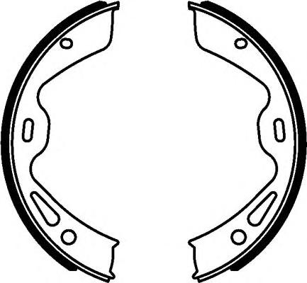 Комплект тормозных колодок, стояночная тормозная система TEXTAR