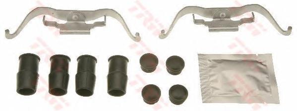 Комплектующие, колодки дискового тормоза TRW