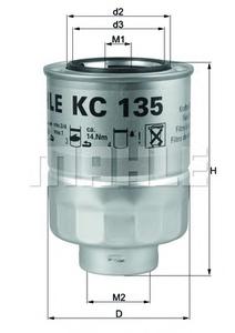 Топливный фильтр KNECHT KC 135D