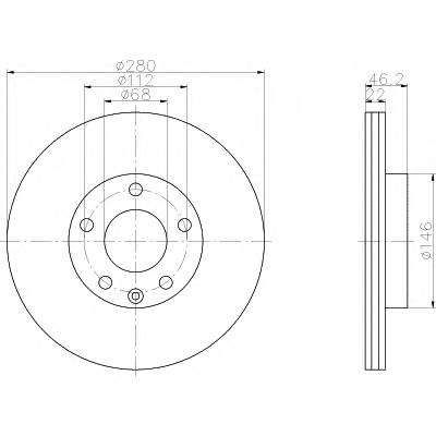 Тормозной диск TEXTAR