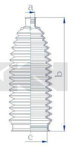 Пыльник, рулевое управление SPIDAN 84231