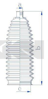 Пыльник, рулевое управление SPIDAN