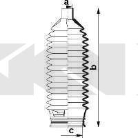 Пыльник, рулевое управление SPIDAN 84032