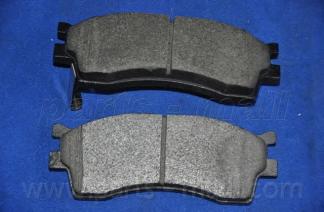 Комплект тормозных колодок, дисковый тормоз PARTS-MALL