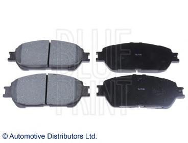 Комплект тормозных колодок, дисковый тормоз BLUE PRINT ADT342164