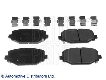 Комплект тормозных колодок, дисковый тормоз BLUE PRINT