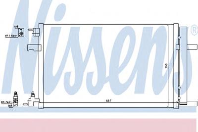 Конденсатор, кондиционер NISSENS 940135
