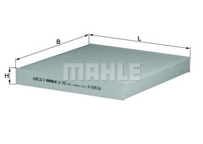 Фильтр салона KNECHT LA 343