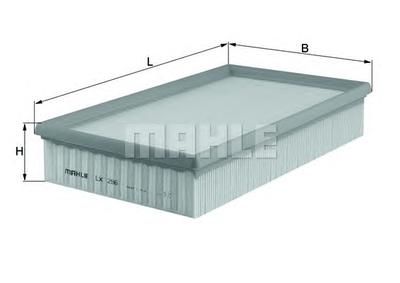 Воздушный фильтр KNECHT LX 296