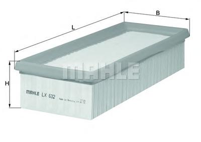 Воздушный фильтр KNECHT LX 632