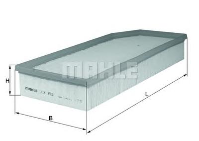 Воздушный фильтр KNECHT LX 752