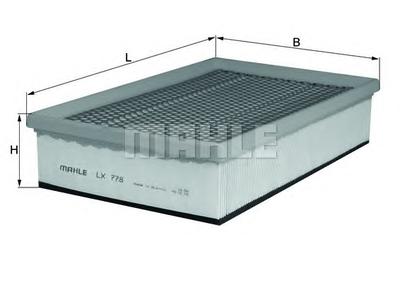 Воздушный фильтр KNECHT LX 778