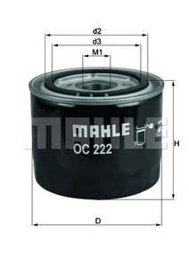 Масляный фильтр KNECHT OC 222