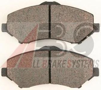 Комплект тормозных колодок, дисковый тормоз A.B.S. 38418