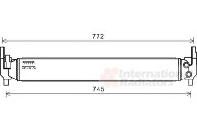 Радиатор, охлаждение двигателя VAN WEZEL 03002346