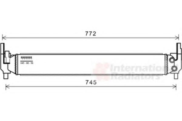 Радиатор, охлаждение двигателя VAN WEZEL