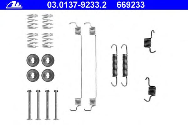 Комплектующие, тормозная колодка ATE