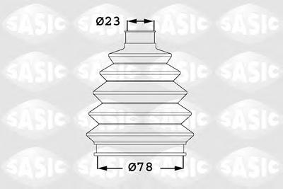 Комплект пылника, приводной вал SASIC 1906019