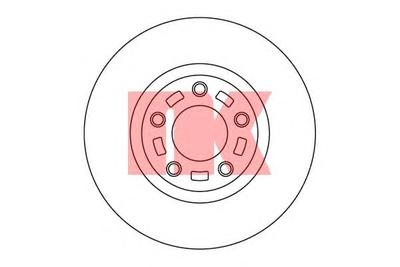 Тормозной диск NK 203253