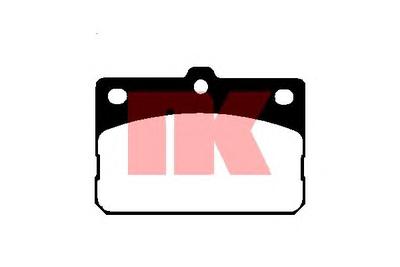 Комплект тормозных колодок, дисковый тормоз NK 224501