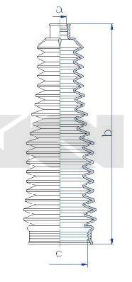 Пыльник, рулевое управление SPIDAN