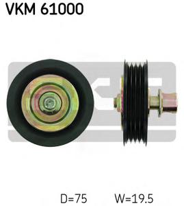 Паразитный / ведущий ролик, поликлиновой ремень SKF VKM 61000