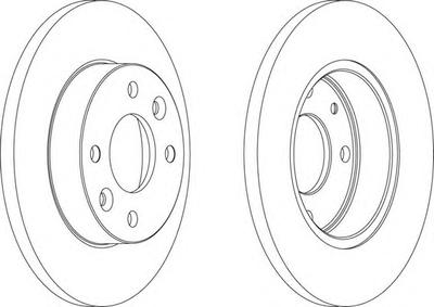 Тормозной диск FERODO DDF055