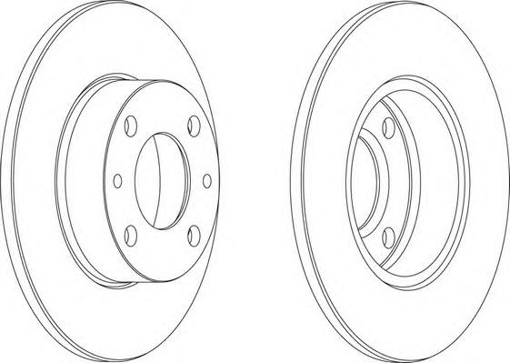 Тормозной диск FERODO