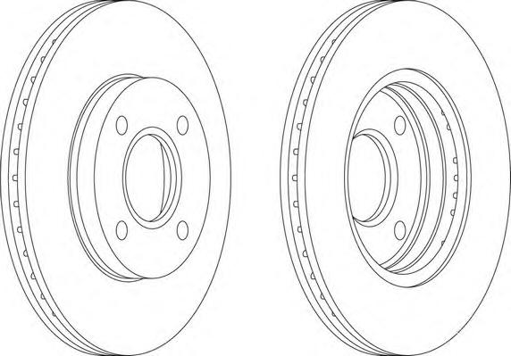 Тормозной диск FERODO
