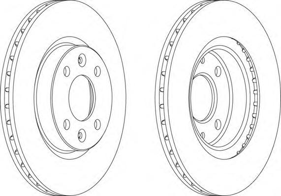 Тормозной диск FERODO