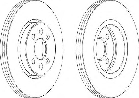 Тормозной диск FERODO