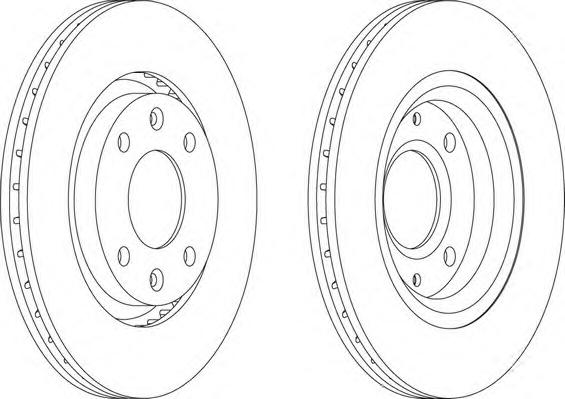 Тормозной диск FERODO
